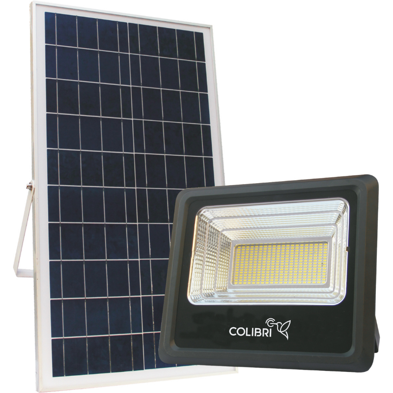 COL002009 002016 002023 002030 002047 002054 002061 COL000821-838-845-852-869. Projecteurs Solaires à Panneaux Déportés 3000Kelvin. Disponibles en plusieurs puissances : 40W, 60W, 200W ou 300W